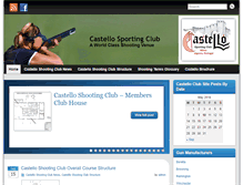 Tablet Screenshot of castellosportingclub.com
